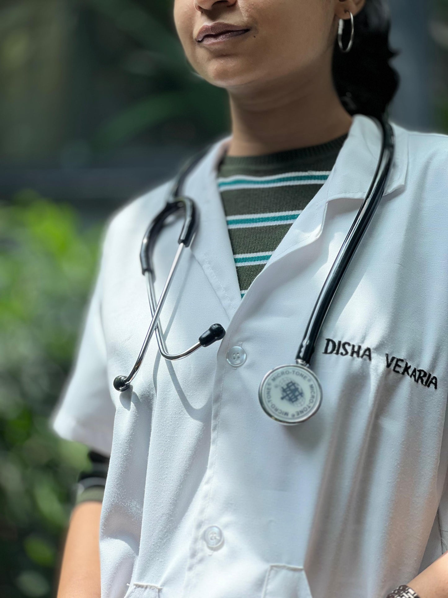 CUSTOMISED WHITE COAT